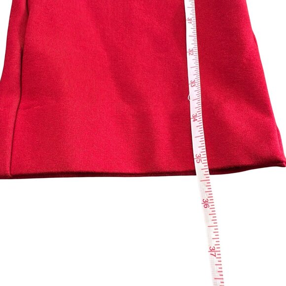 Chico's Pants Size 1 P M Petite Red Juliet Slim Trim Detail Ankle Pants Slimming - Picture 8 of 12